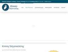 Tablet Screenshot of kimmysalj.se